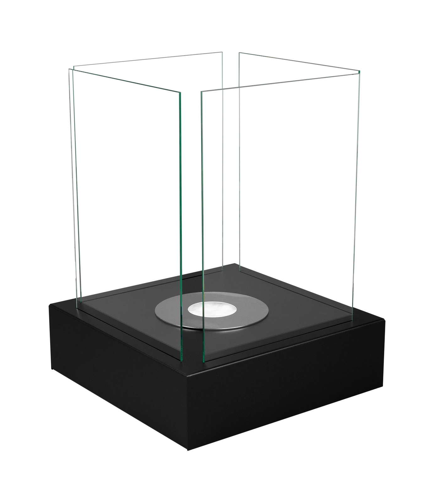 Biokamin Stand Sunset Garden Schwarz - IgnisLumina.ch