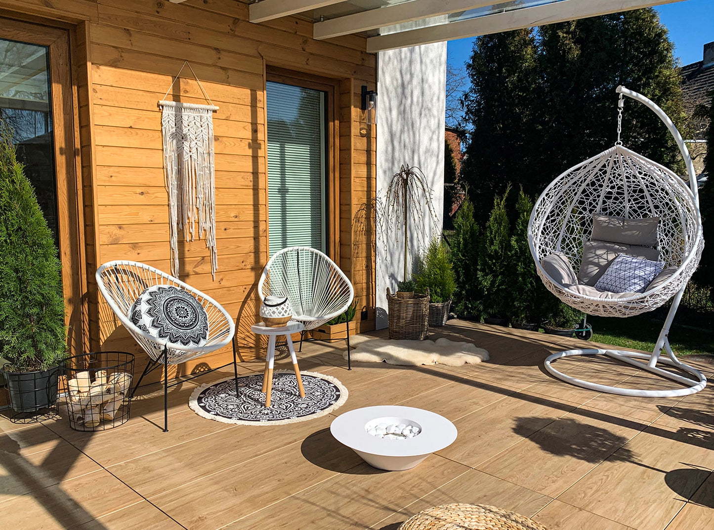 Biokamin Stand Universe Weiß Matt - IgnisLumina.ch