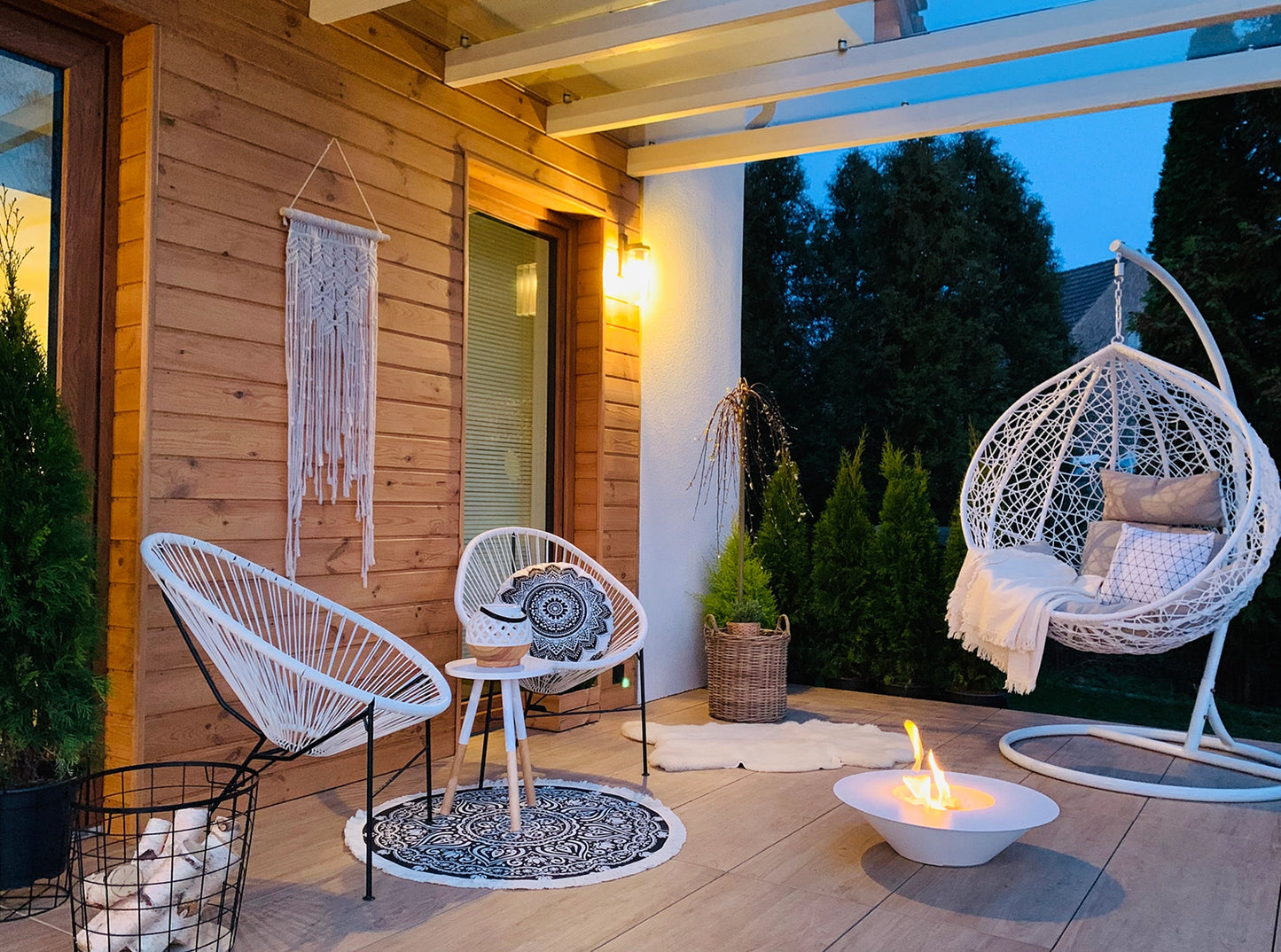 Biokamin Stand Universe Weiß Matt - IgnisLumina.ch