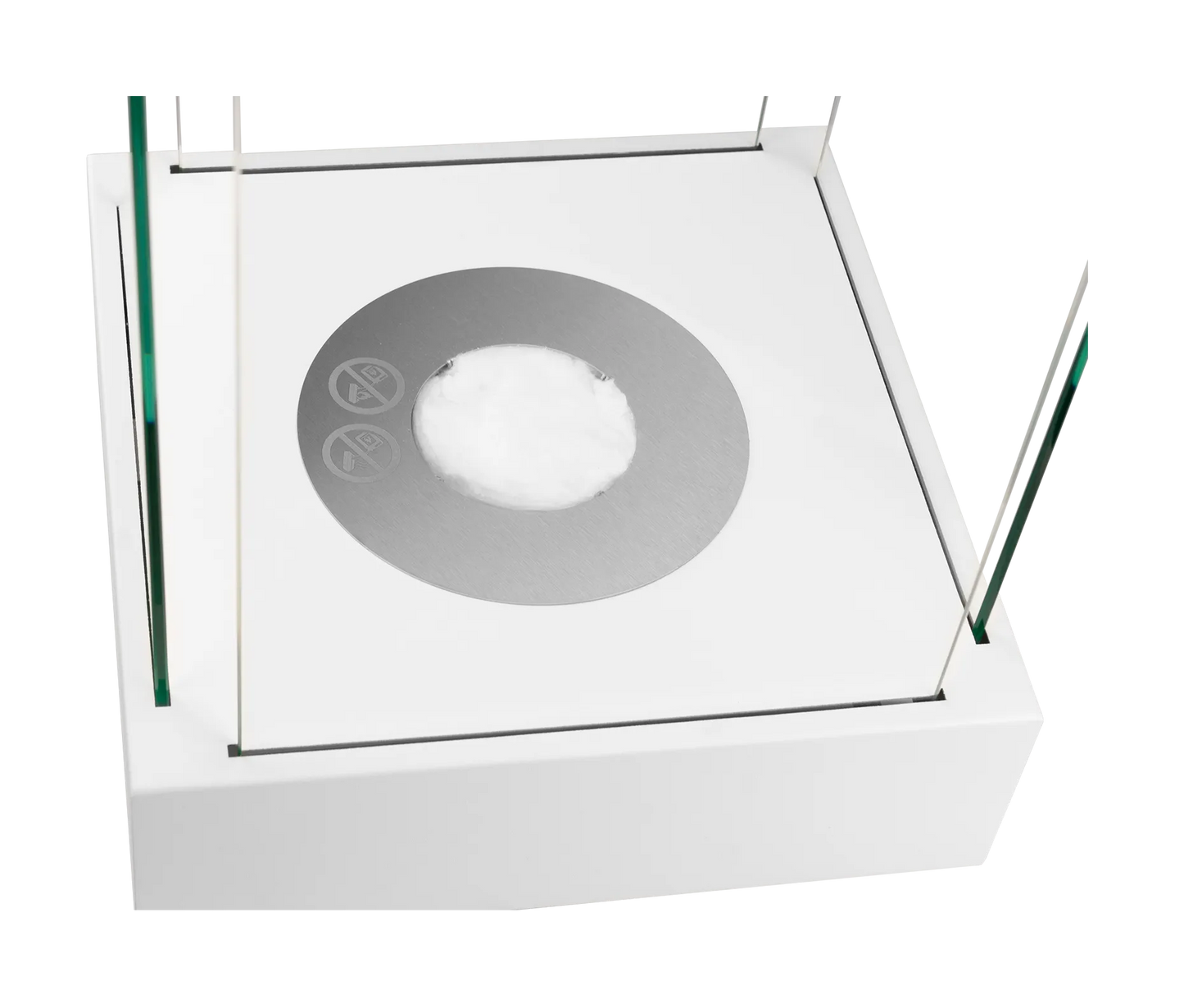 Biokamin Stand Sunset Garden Mini Weiß Matt - IgnisLumina.ch