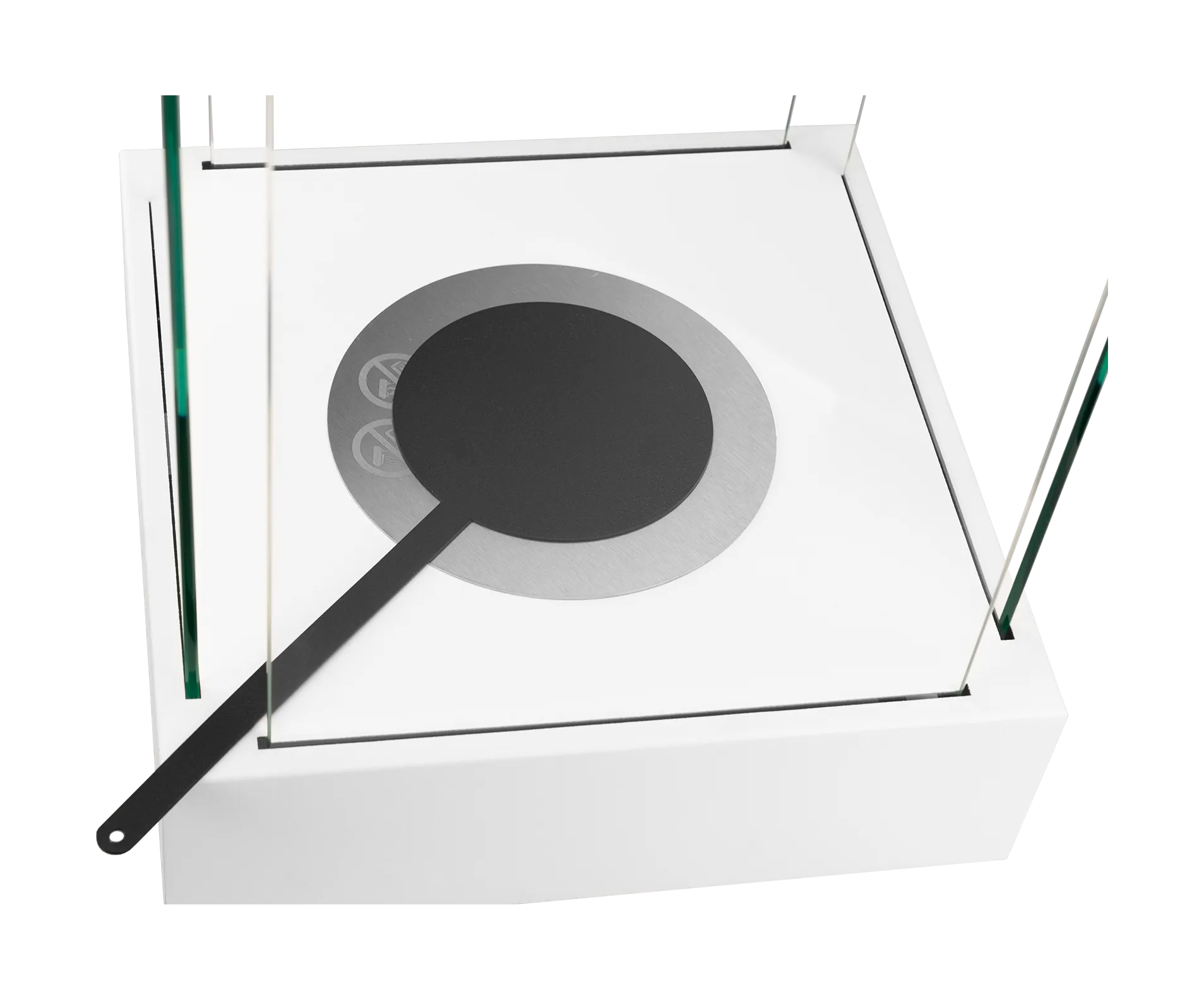 Biokamin Stand Sunset Garden Mini Weiß Matt - IgnisLumina.ch