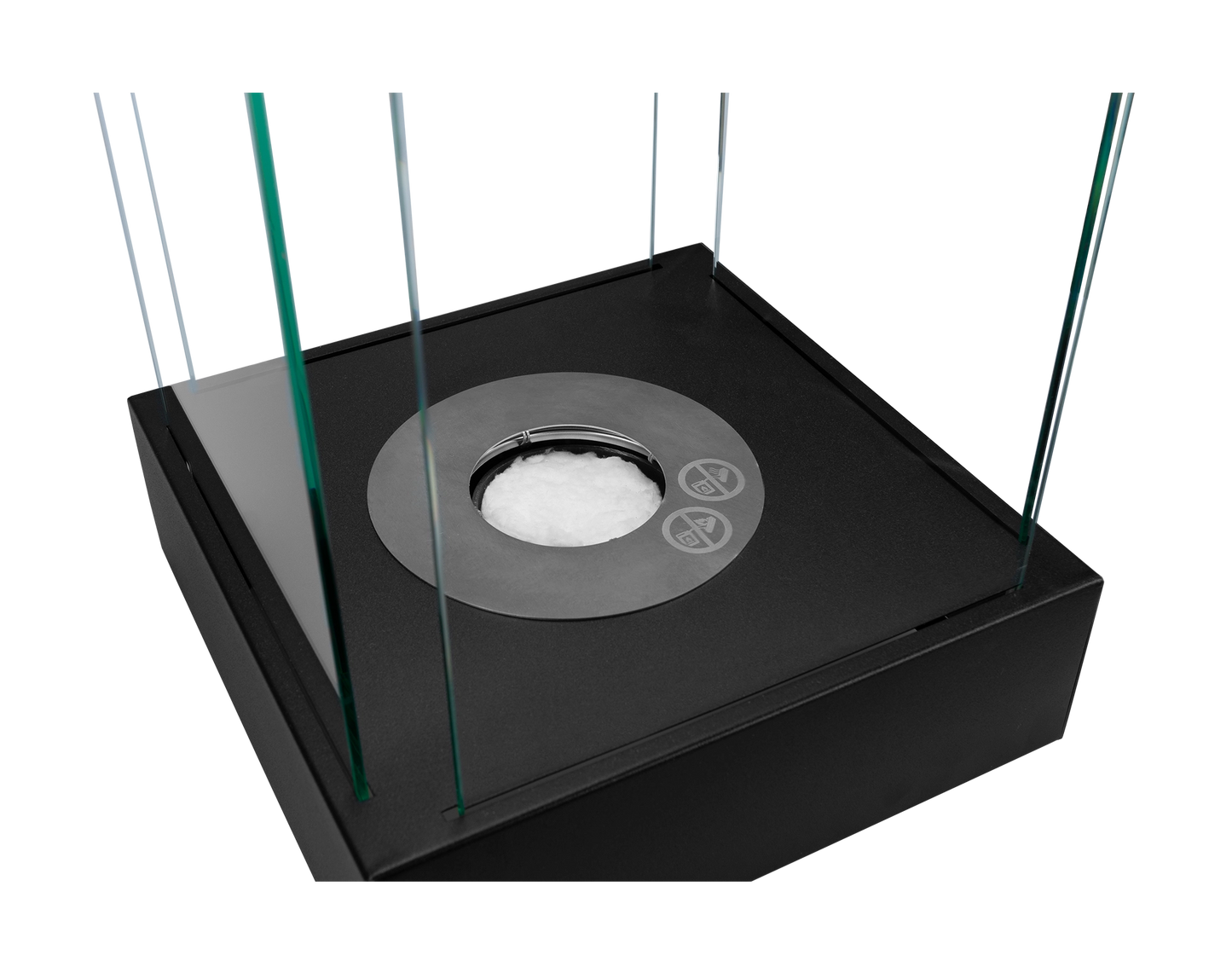 Sunset Garden Mini Schwarz Strukturiert - IgnisLumina.ch