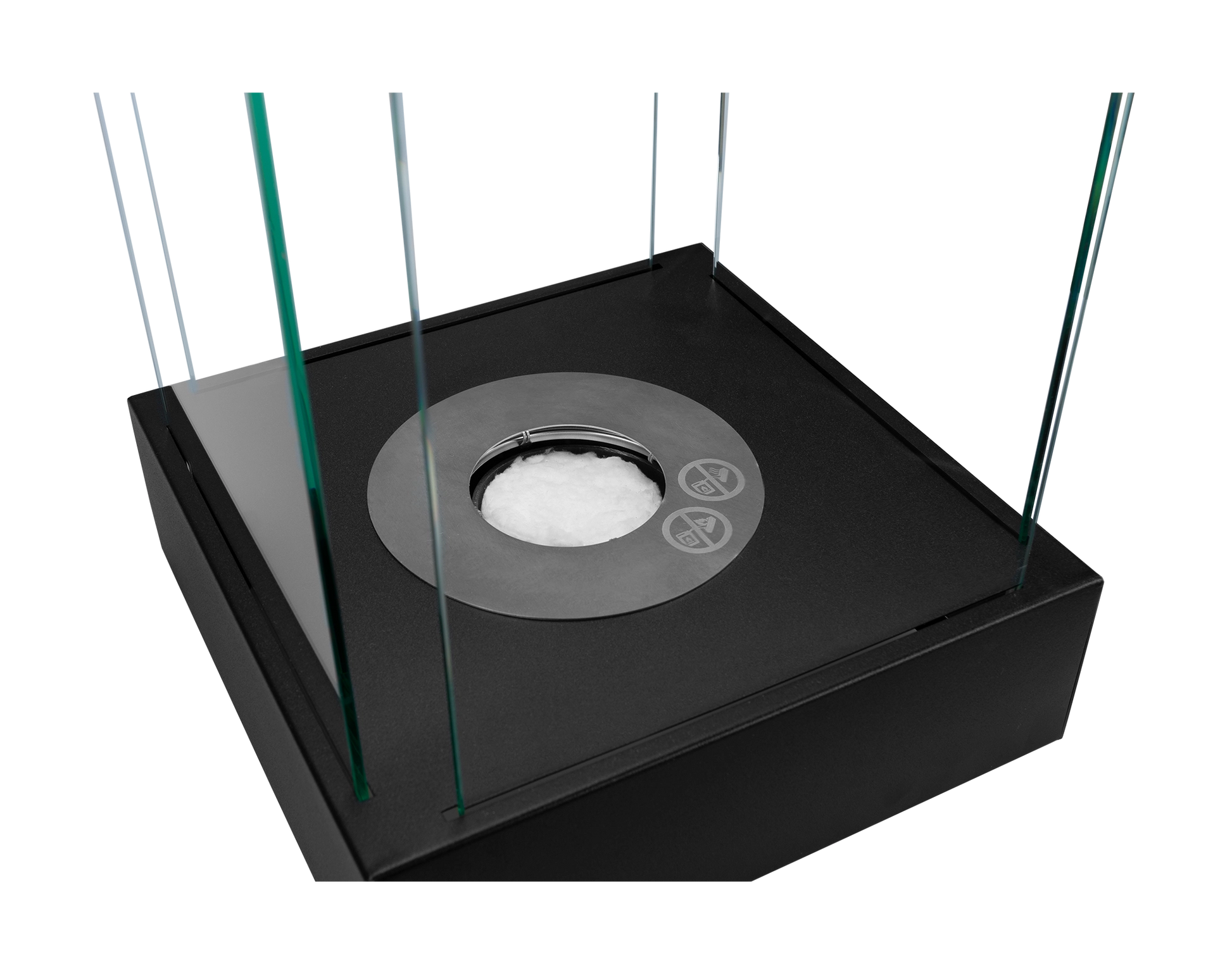 Sunset Garden Mini Schwarz Strukturiert - IgnisLumina.ch