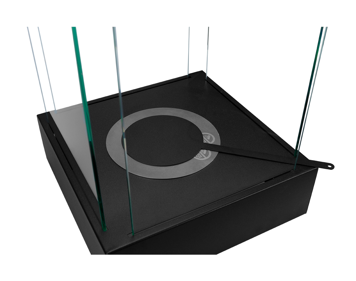 Sunset Garden Mini Schwarz Strukturiert - IgnisLumina.ch