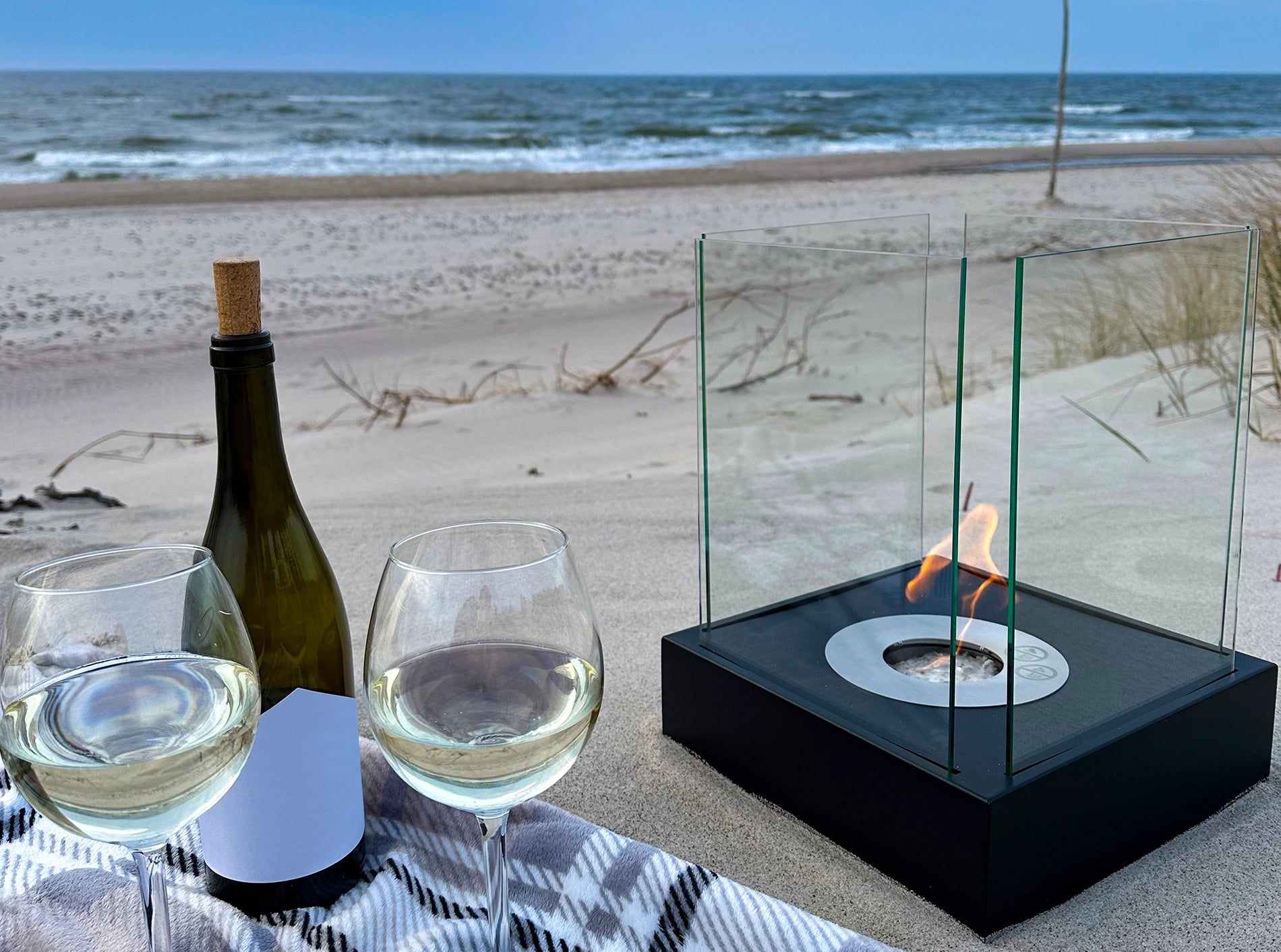 Sunset Garden Mini Schwarz Strukturiert - IgnisLumina.ch