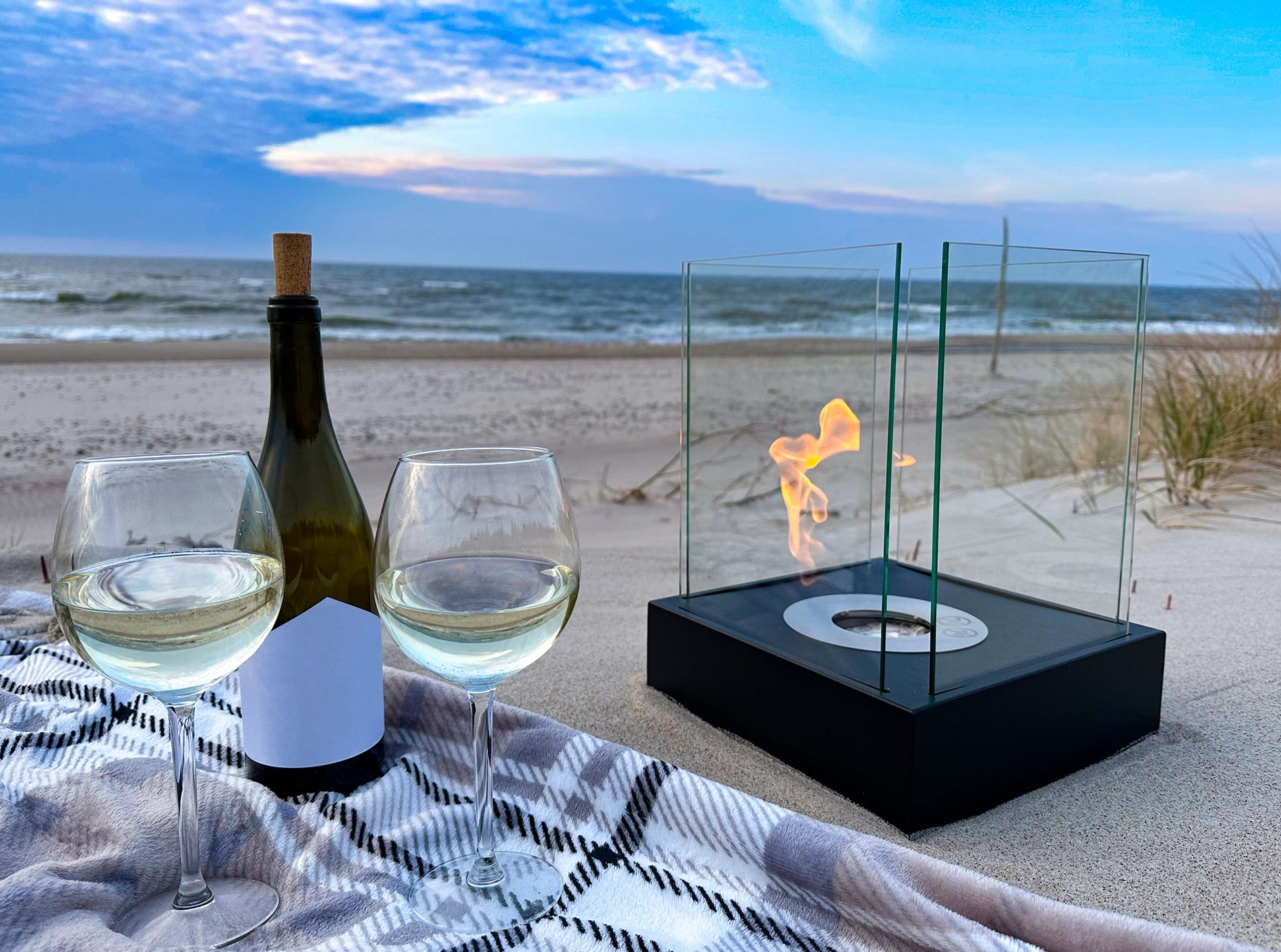 Sunset Garden Mini Schwarz Strukturiert - IgnisLumina.ch