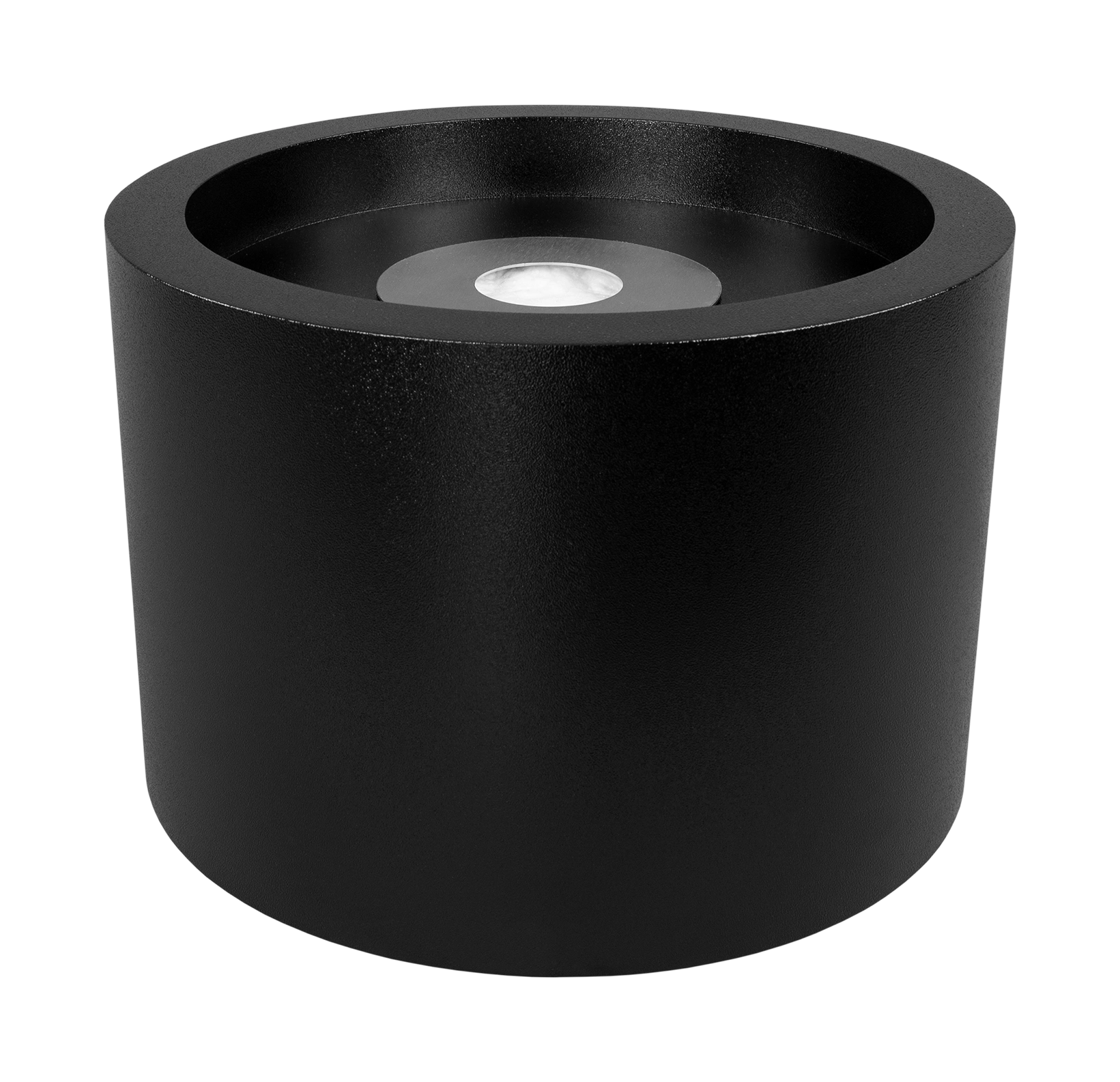 Biokamin Moon Schwarz Matt - IgnisLumina.ch