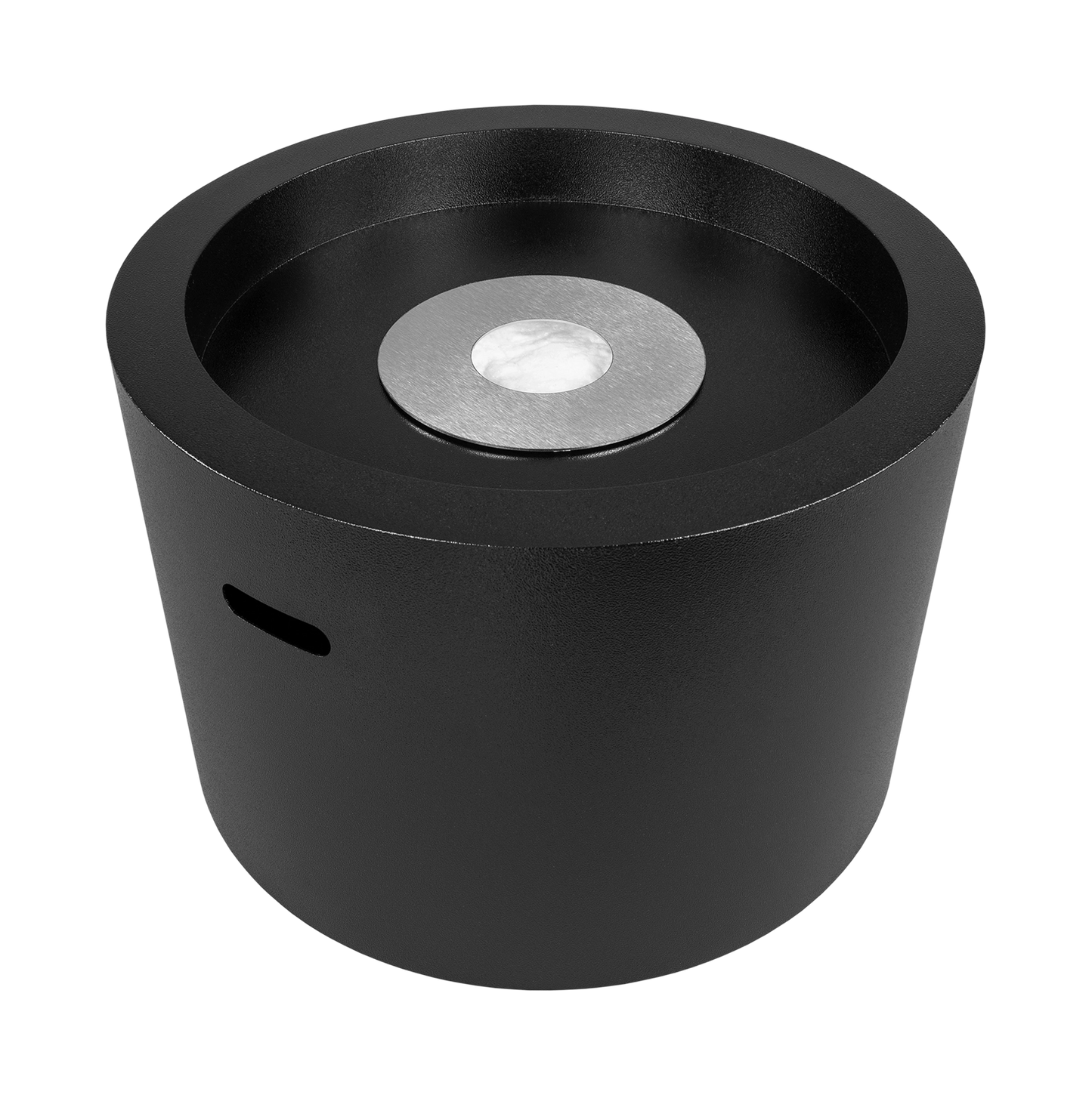 Biokamin Moon Schwarz Matt - IgnisLumina.ch