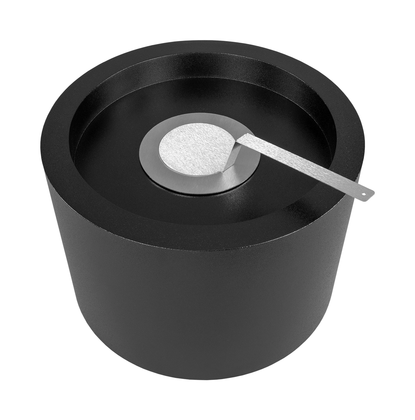 Biokamin Moon Schwarz Matt - IgnisLumina.ch