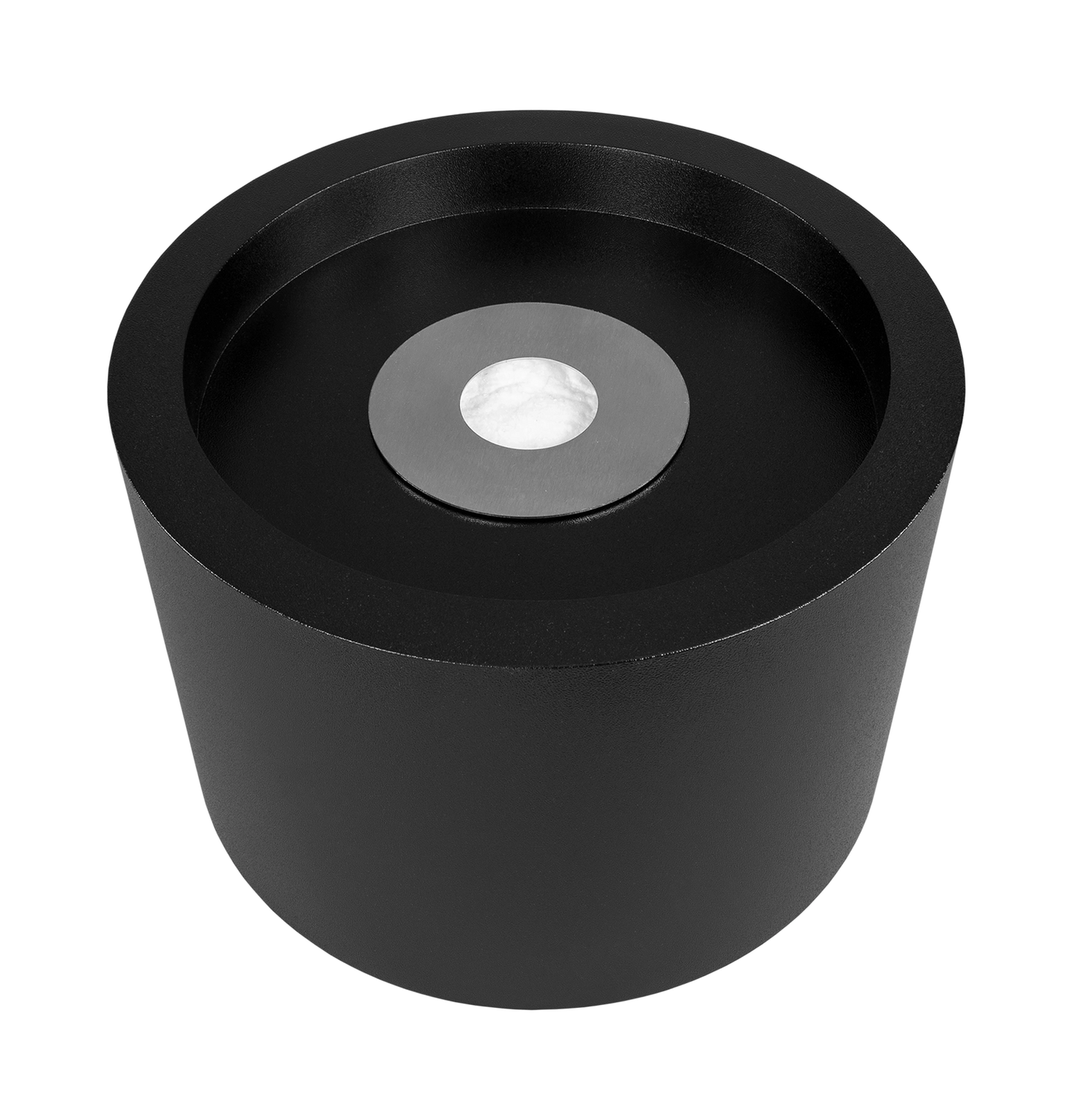 Biokamin Moon Schwarz Matt - IgnisLumina.ch