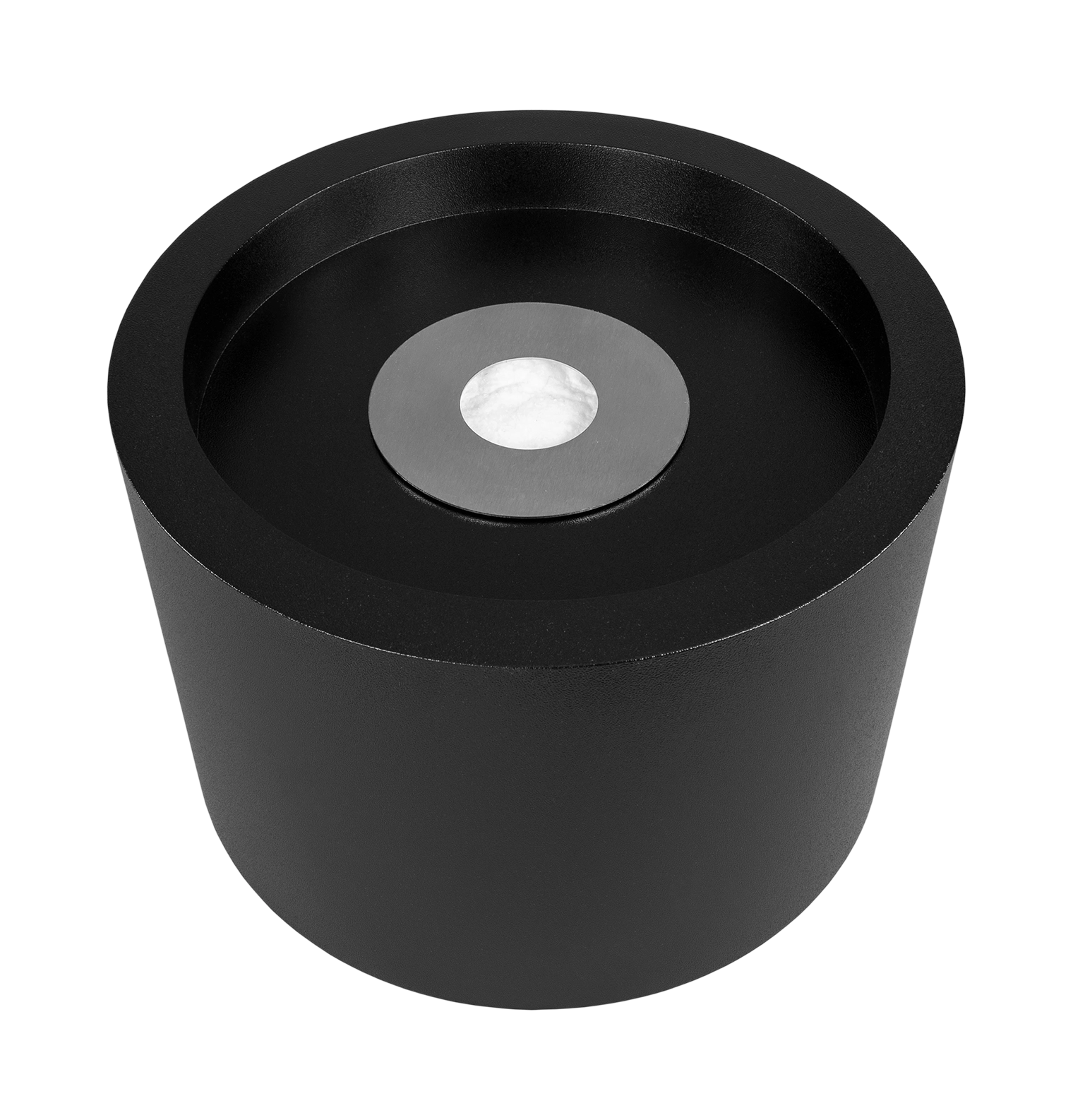 Biokamin Moon Schwarz Matt - IgnisLumina.ch