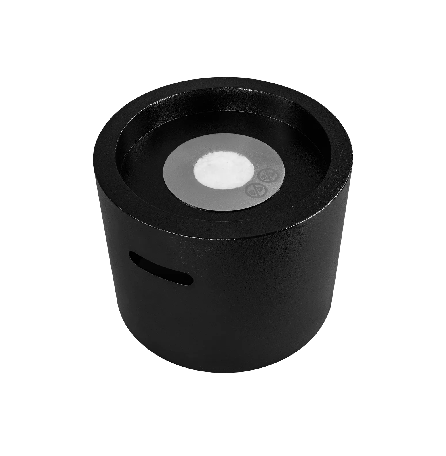 Biokamin Stand Moon Mini Schwarz Matt - IgnisLumina.ch