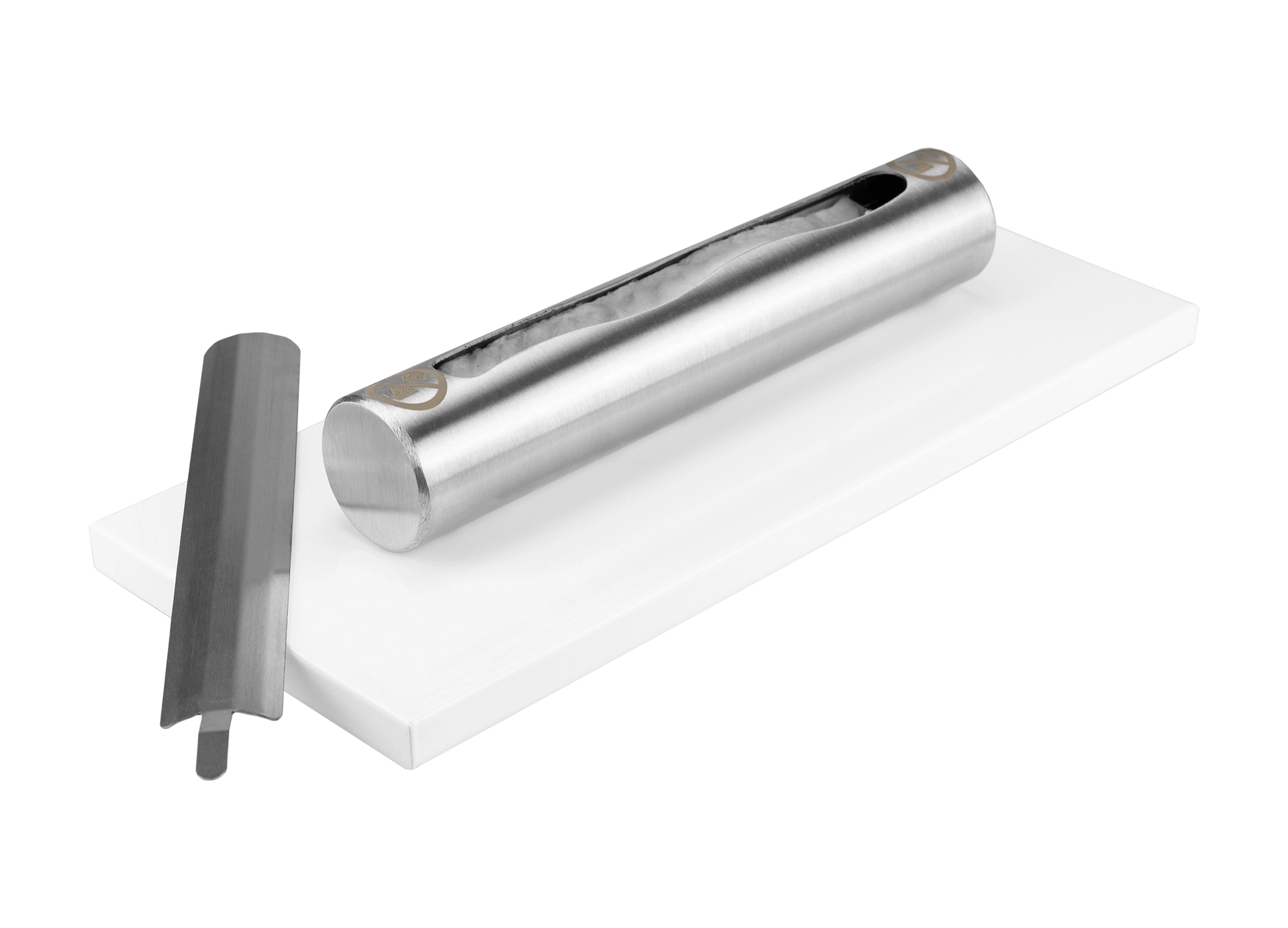 Biokamin Stainless Weiß Hochglanz - IgnisLumina.ch