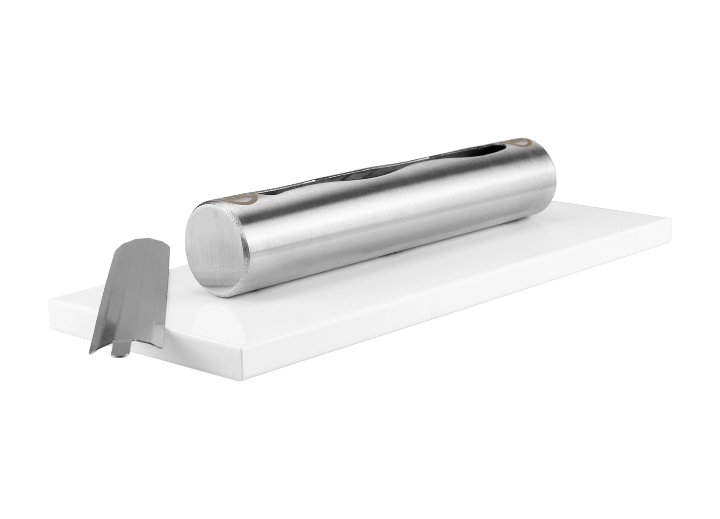 Biokamin Stainless Weiß Hochglanz - IgnisLumina.ch