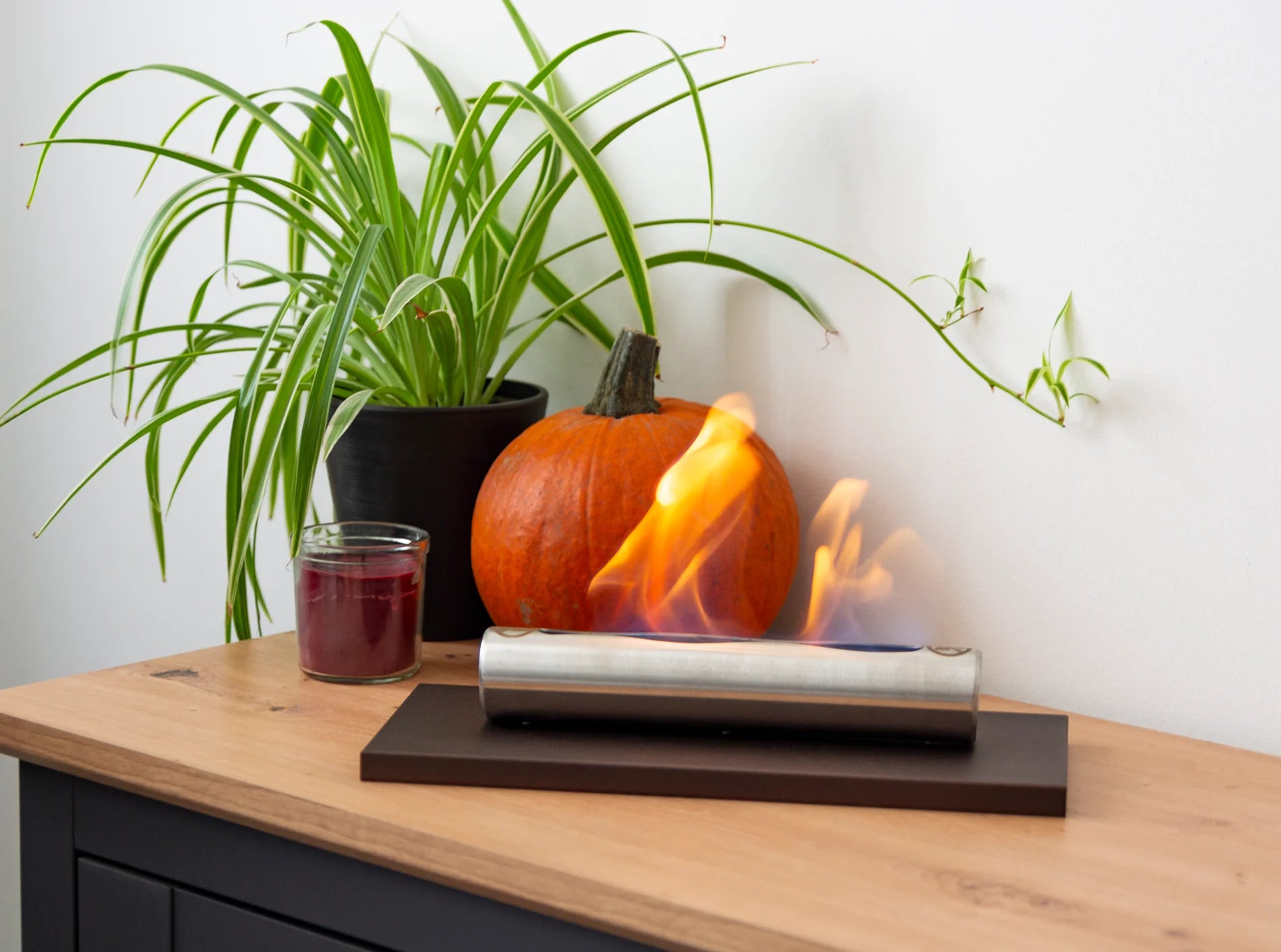 Biokamin Stand Stainless Bronze Matt - IgnisLumina.ch