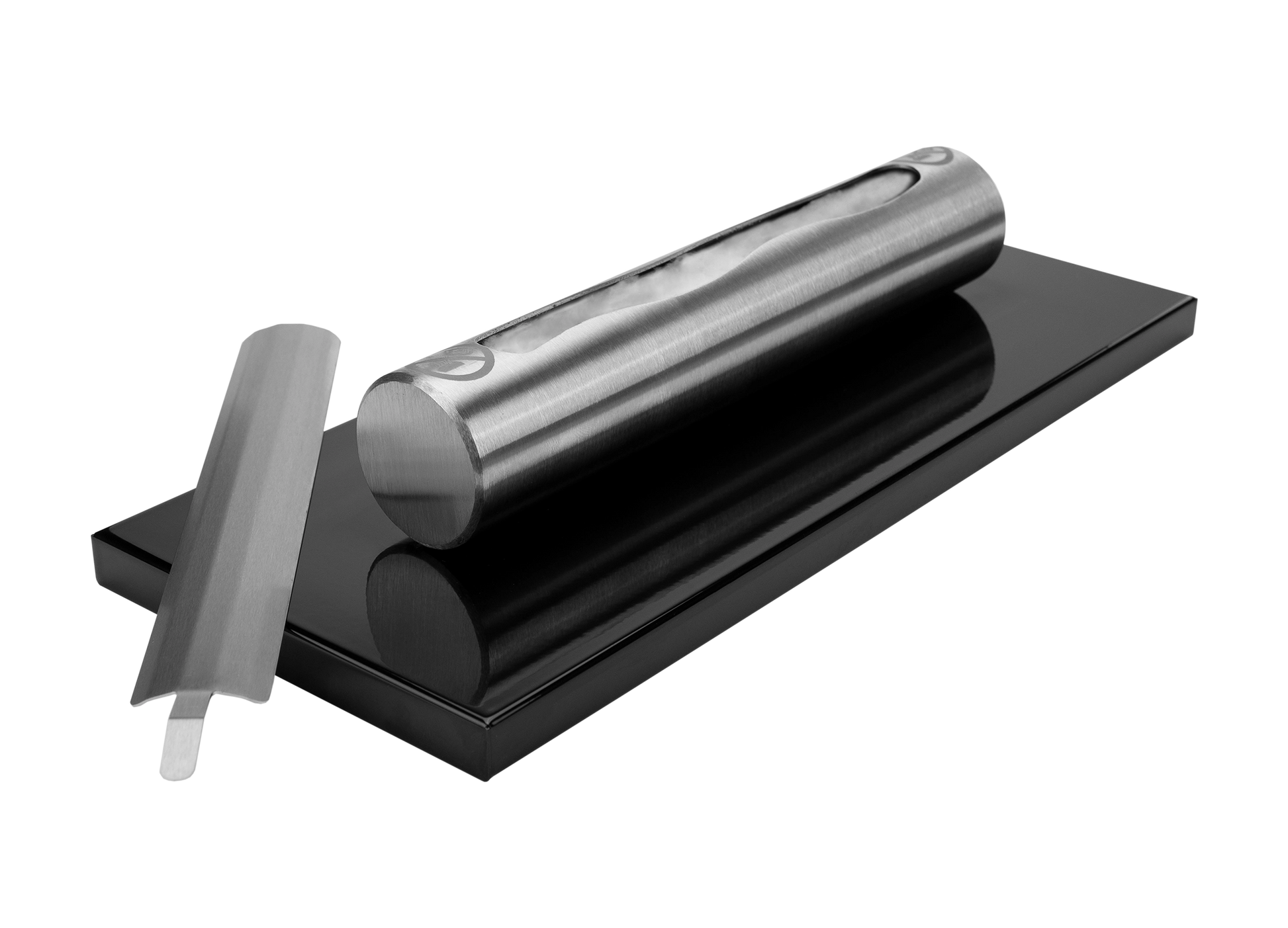 Biokamin Stainless Schwarz Hochglanz - IgnisLumina.ch