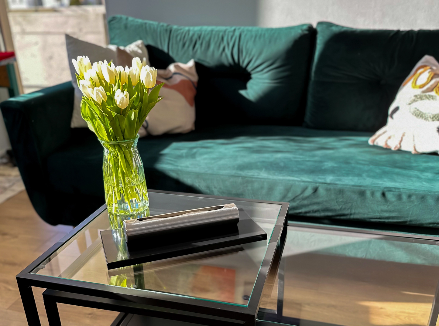 Biokamin Stainless Schwarz Hochglanz - IgnisLumina.ch