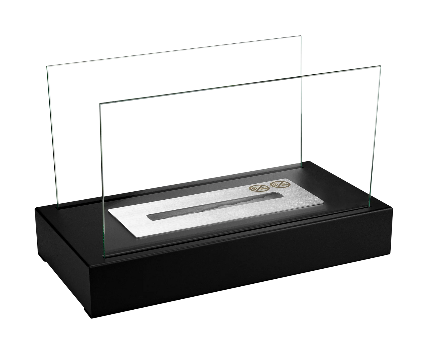 Biokamin Glow Schwarz Matt - IgnisLumina.ch