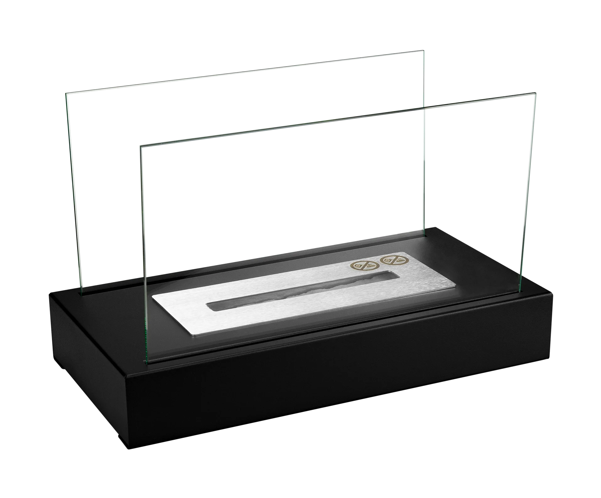 Biokamin Glow Schwarz Matt - IgnisLumina.ch