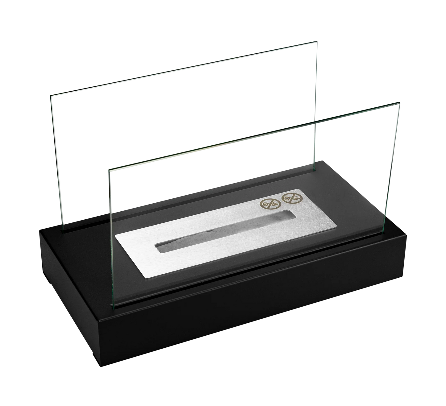 Biokamin Glow Schwarz Matt - IgnisLumina.ch