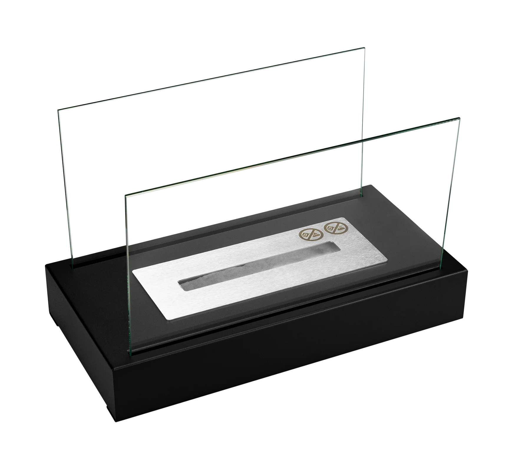 Biokamin Glow Schwarz Matt - IgnisLumina.ch