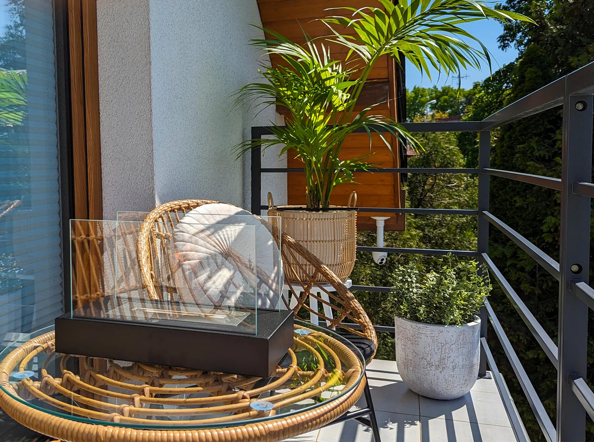 Biokamin Glow Schwarz Matt - IgnisLumina.ch