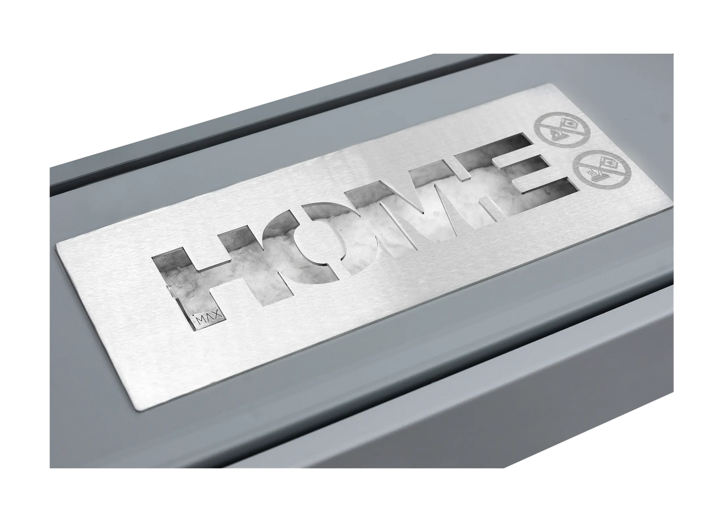 Biokamin Stand Home Grau Strukturiert Matt - IgnisLumina.ch