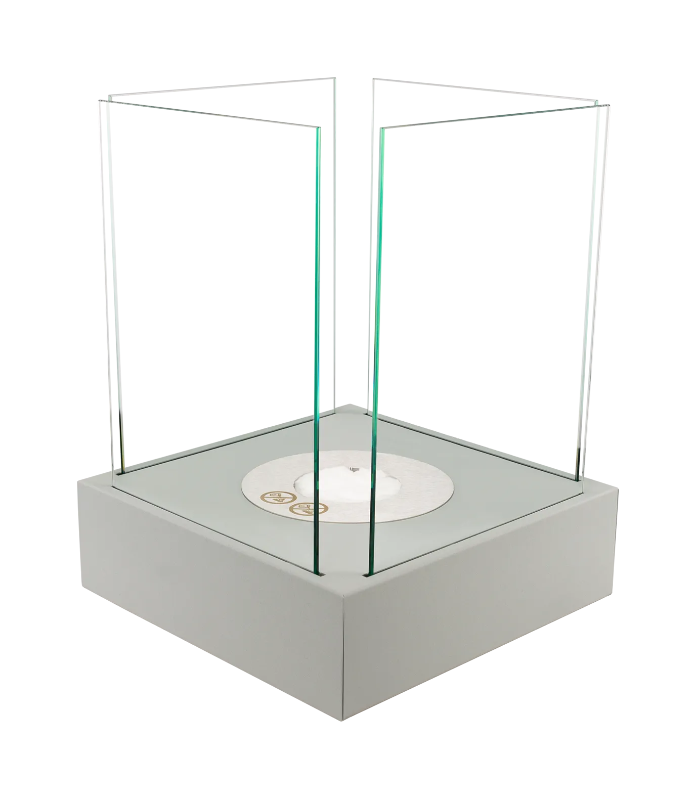 Biokamin Stand Sunset Garden Mini Grau Matt - IgnisLumina.ch