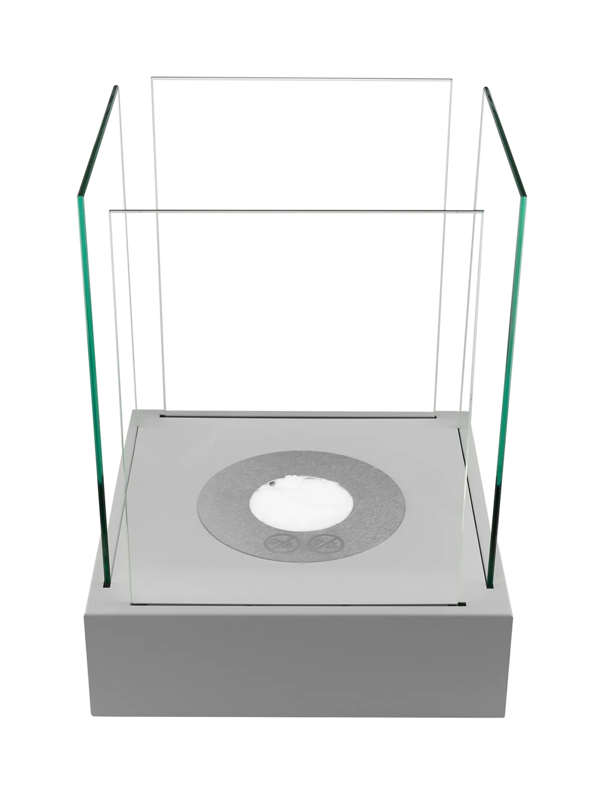 Biokamin Stand Sunset Garden Mini Grau Matt - IgnisLumina.ch