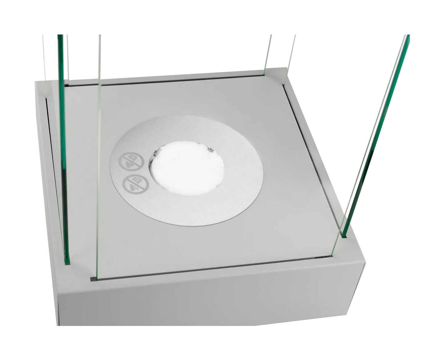 Biokamin Stand Sunset Garden Mini Grau Matt - IgnisLumina.ch