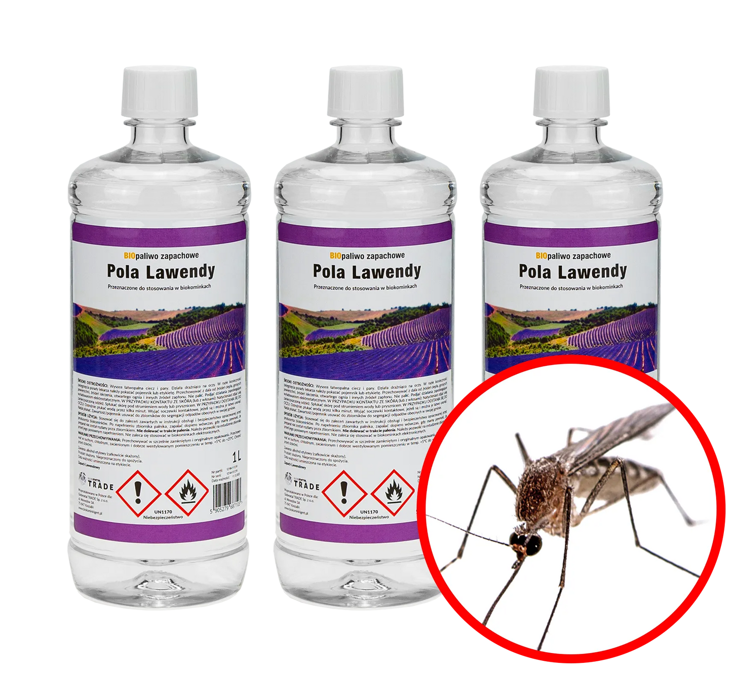 Bioethanol Set Lavendelfelder 3x1L - IgnisLumina.ch