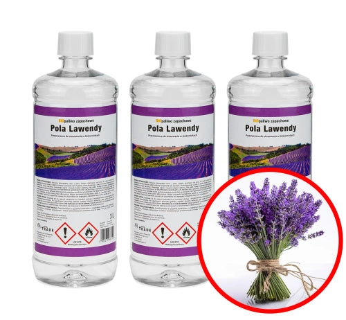 Bioethanol Set Lavendelfelder 3x1L - IgnisLumina.ch