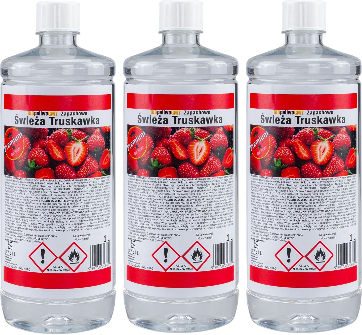 Bioethanol Set Frische Erdbeere - IgnisLumina.ch