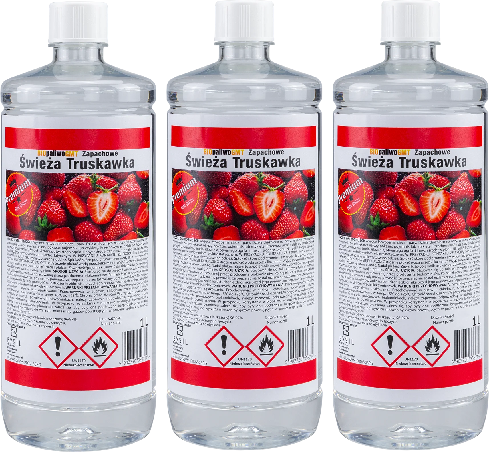 Bioethanol Set Frische Erdbeere - IgnisLumina.ch