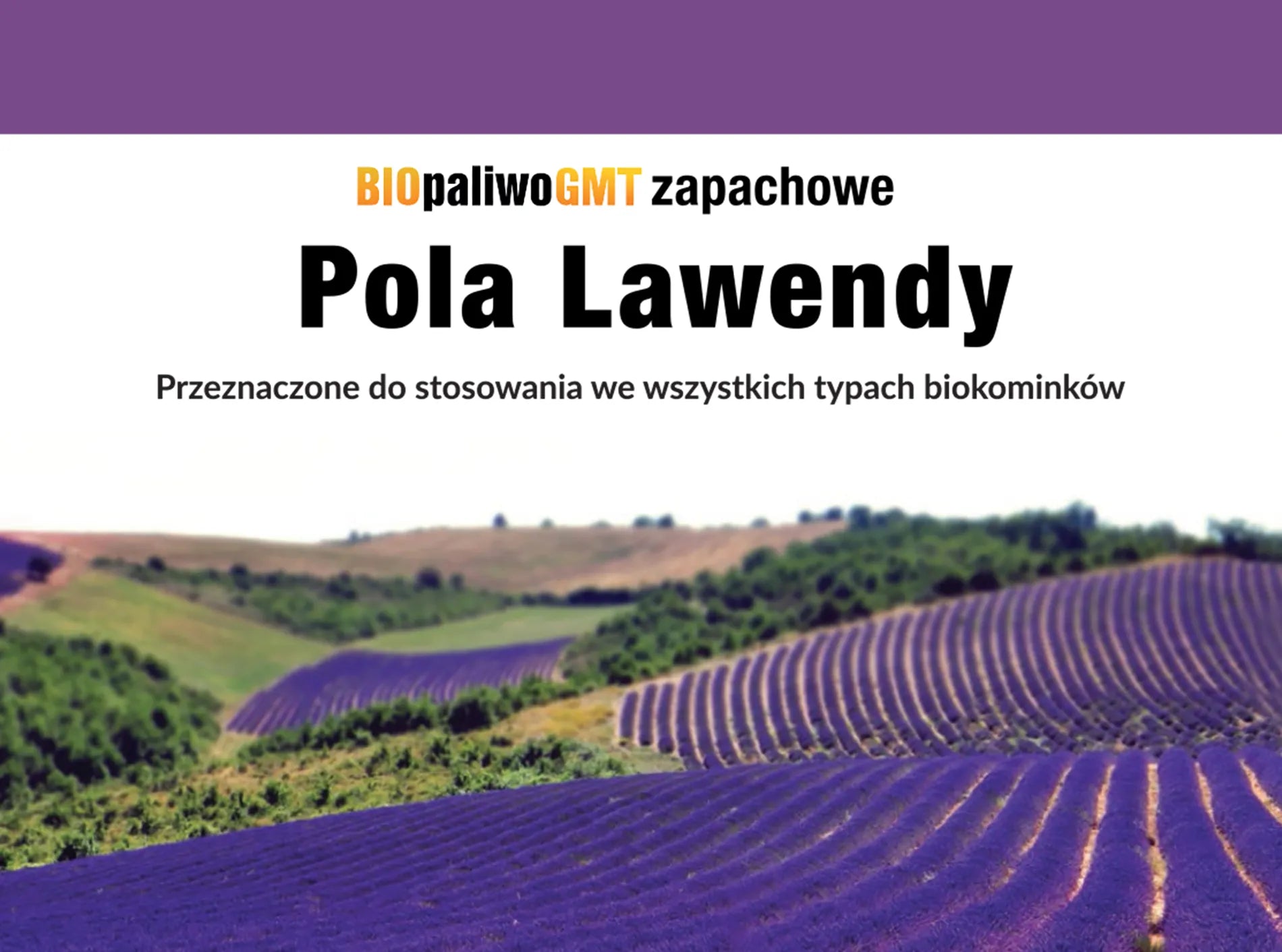 Bioethanol mit Duft 1L Lavendelfelder - IgnisLumina.ch