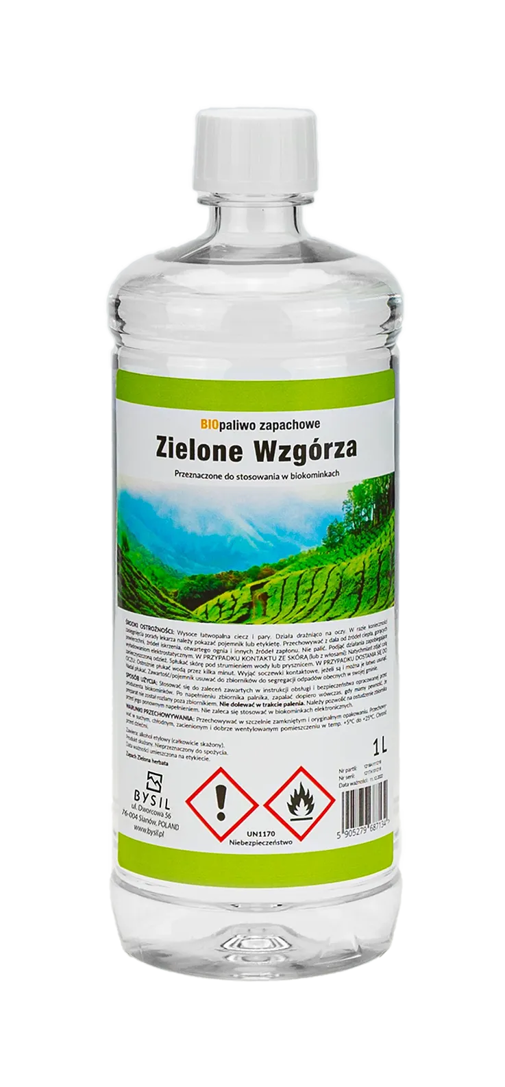 Bioethanol mit Duft 1L Grüne Hügel - IgnisLumina.ch