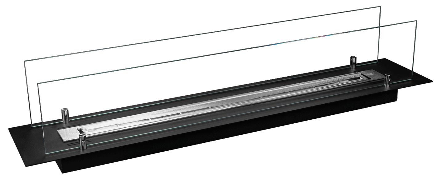 LUMINA Einbaukamin 100 cm | Ein Meter Feuer hinter Glas – Die grosse Einbaulösung – Bild 5 | IgnisLumina.ch