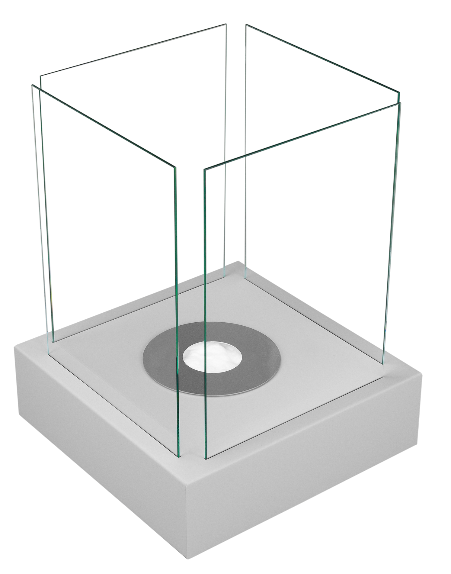 Biokamin Stand Sunset Garden Grau - IgnisLumina.ch