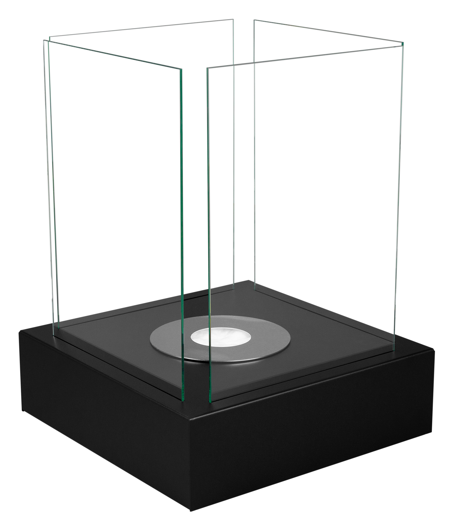 Biokamin Stand Sunset Garden Schwarz - IgnisLumina.ch