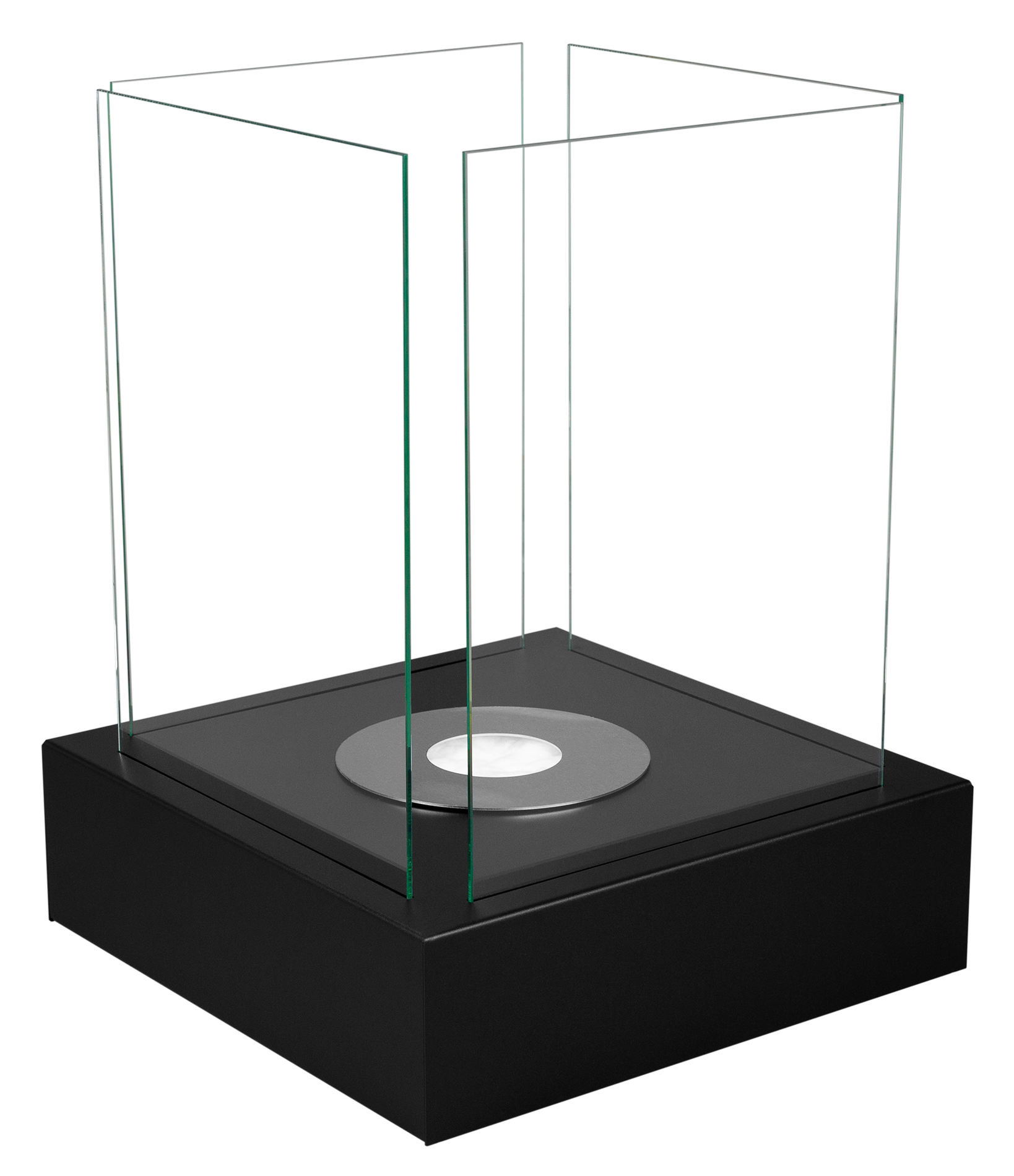 Biokamin Stand Sunset Garden Schwarz - IgnisLumina.ch