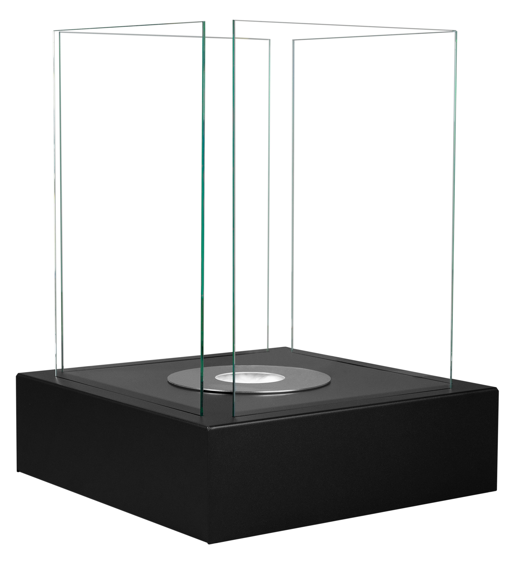 Biokamin Stand Sunset Garden Schwarz - IgnisLumina.ch