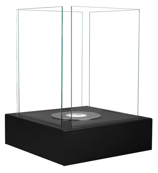Biokamin Stand Sunset Garden Schwarz - IgnisLumina.ch