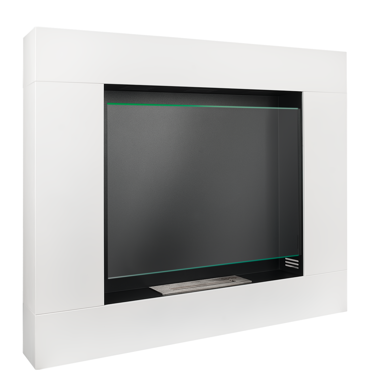 Biokamin Portal Asne Weiß Matt - IgnisLumina.ch