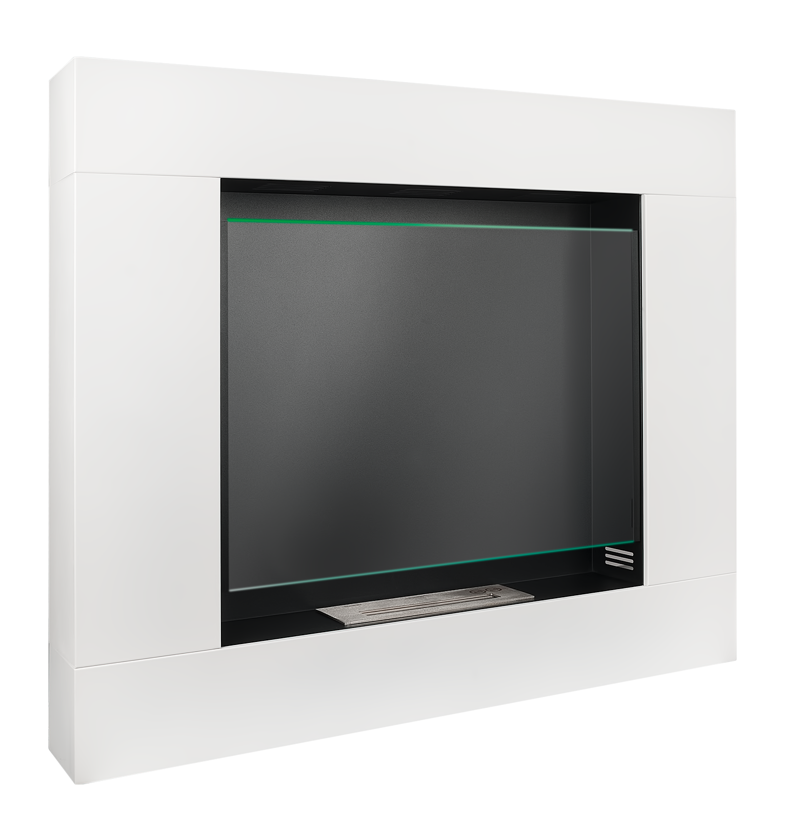 Biokamin Portal Asne Weiß Matt - IgnisLumina.ch