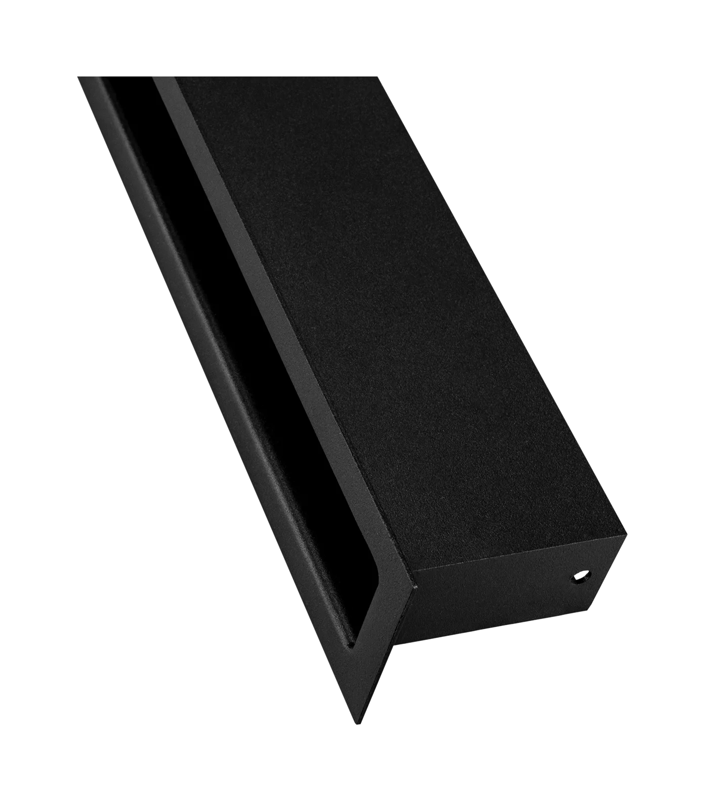 Lüftungsgitter für Kamin 600x60 Schwarz Matt - IgnisLumina.ch