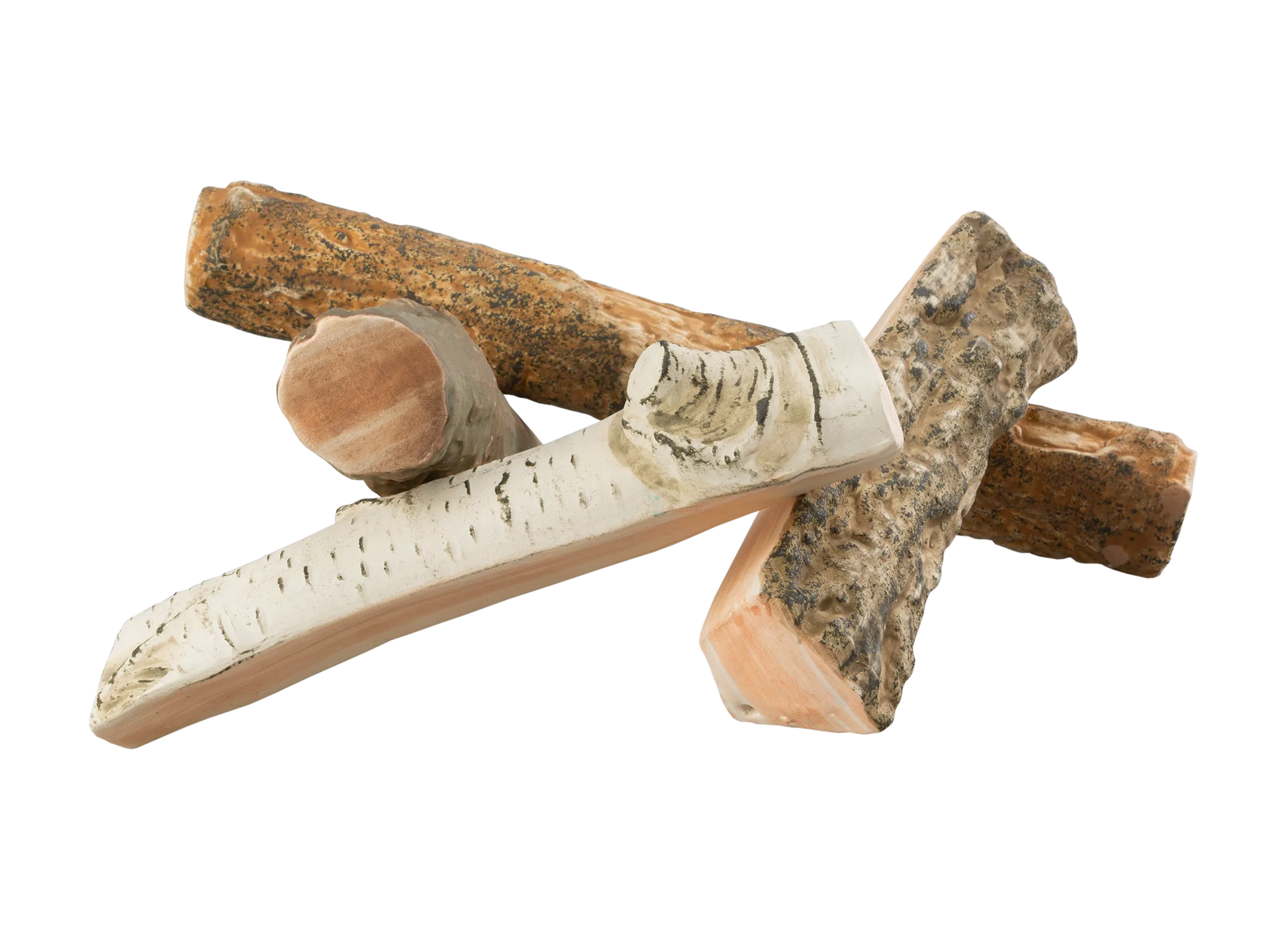 Keramikholzscheite Holzoptik - IgnisLumina.ch