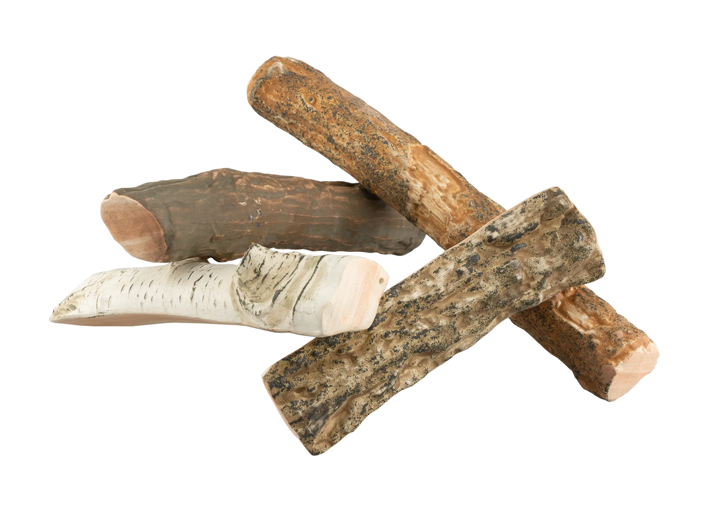 Keramikholzscheite Holzoptik - IgnisLumina.ch