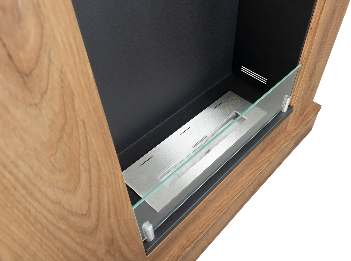 Glasscheibe für Portal-Biokamin Wooden Alaska und Pula Mini - IgnisLumina.ch