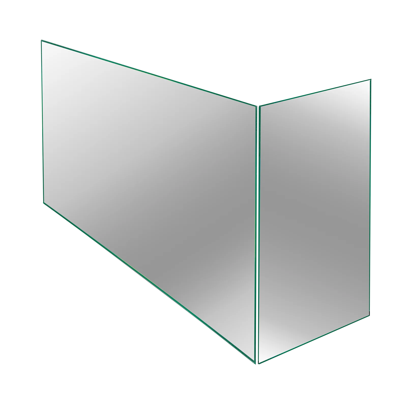 Glasscheiben für Eck-Biokamin BIO-ECO - IgnisLumina.ch