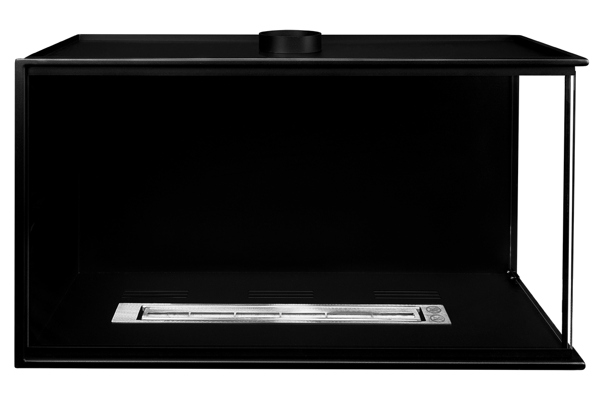 Einbau-Biokamin Eck BIO-ECO Rechts - IgnisLumina.ch